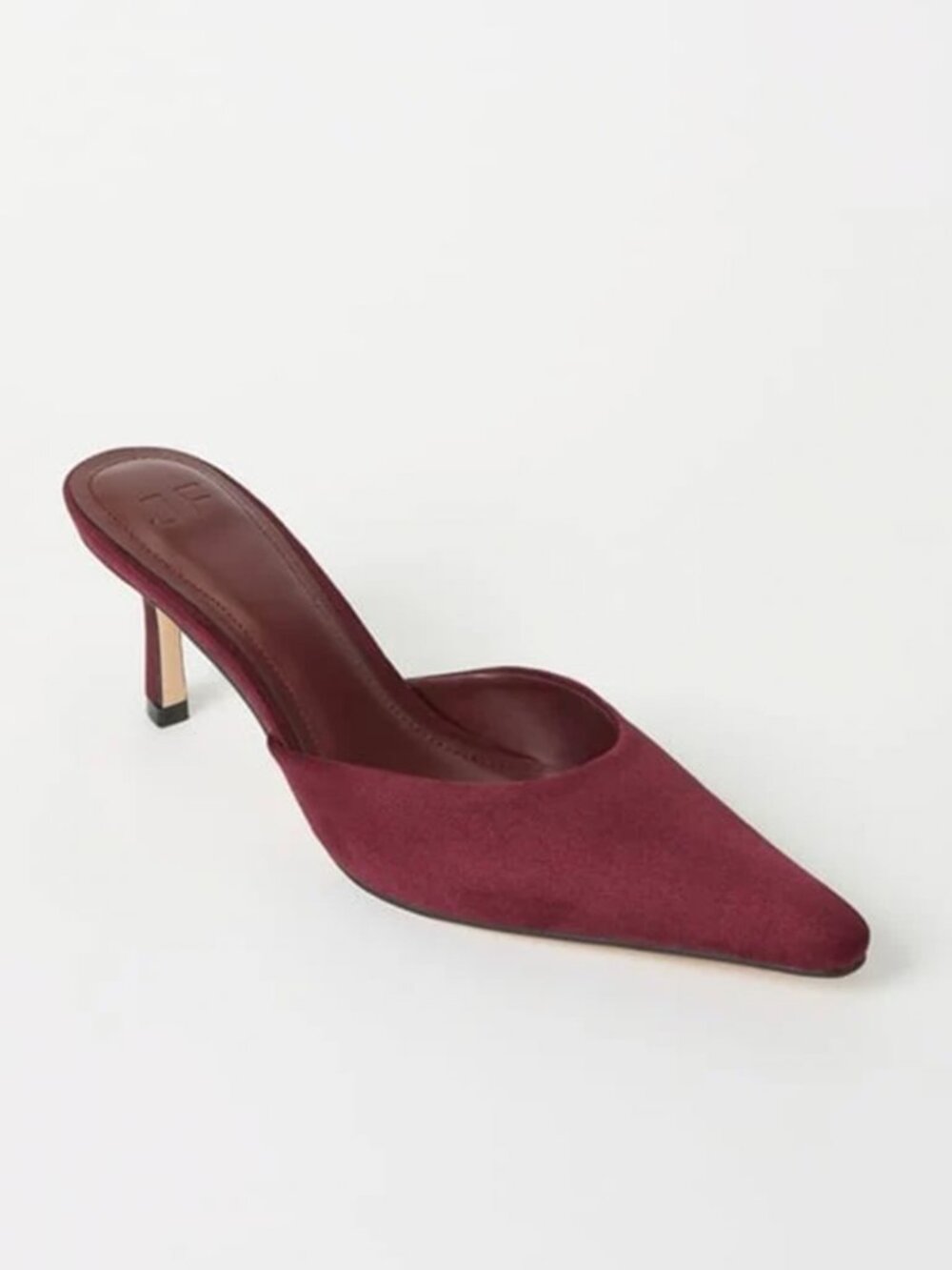 JustFab Alana Stiletto Heeled Sandal Pump in Port Royale - Size US 6